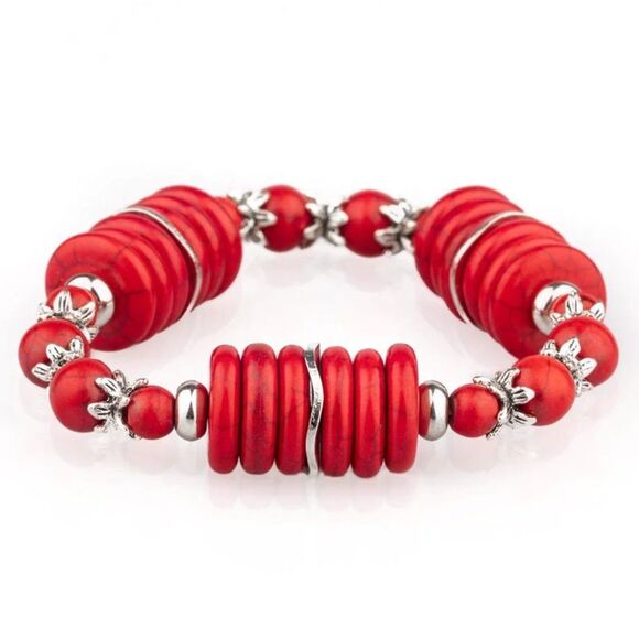 Rustic Rival Red Bracelet (129) - Picture 2 of 2